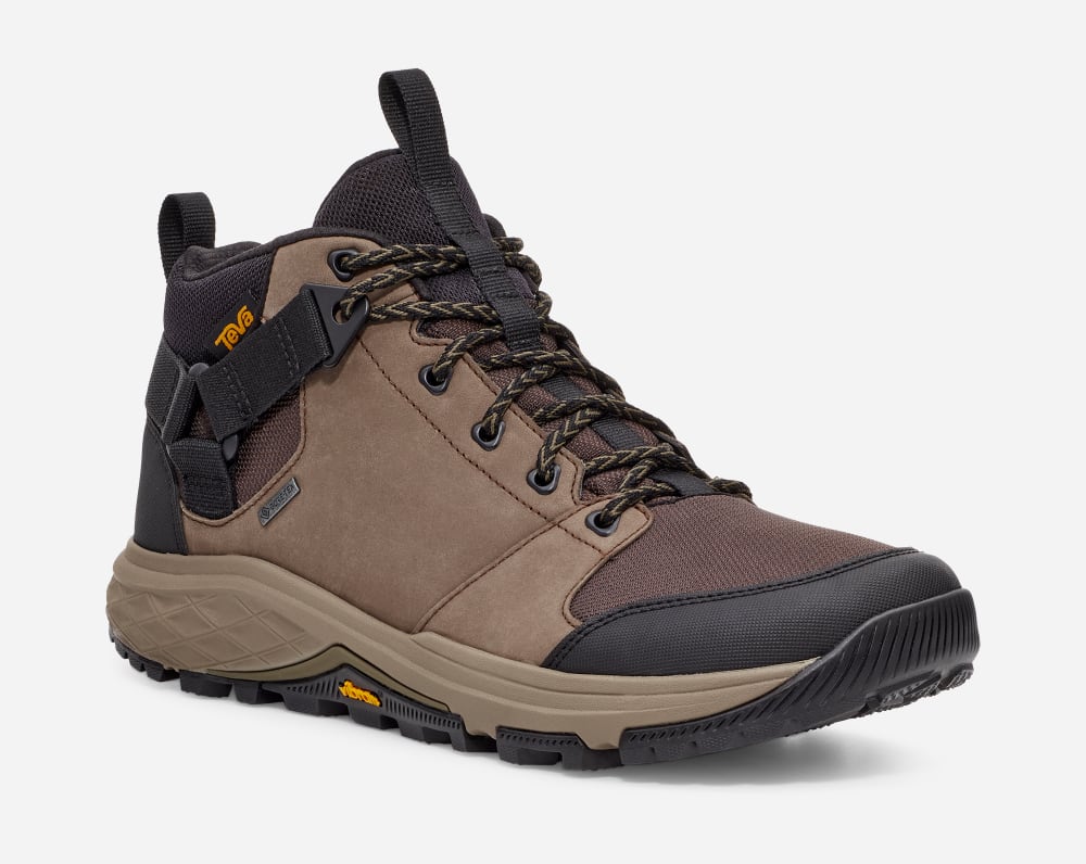 Kozaki Trekkingowe Teva Grandview Gore-Tex Męskie Czekolada | Poland-4620