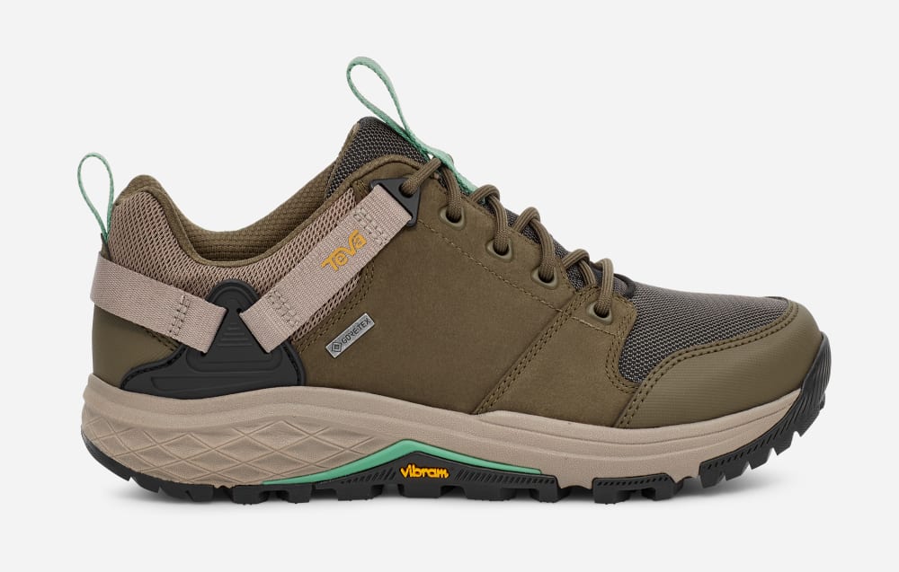 Kozaki Trekkingowe Teva Grandview GTX Low Damskie Oliwkowe Brązowe | Poland-7132